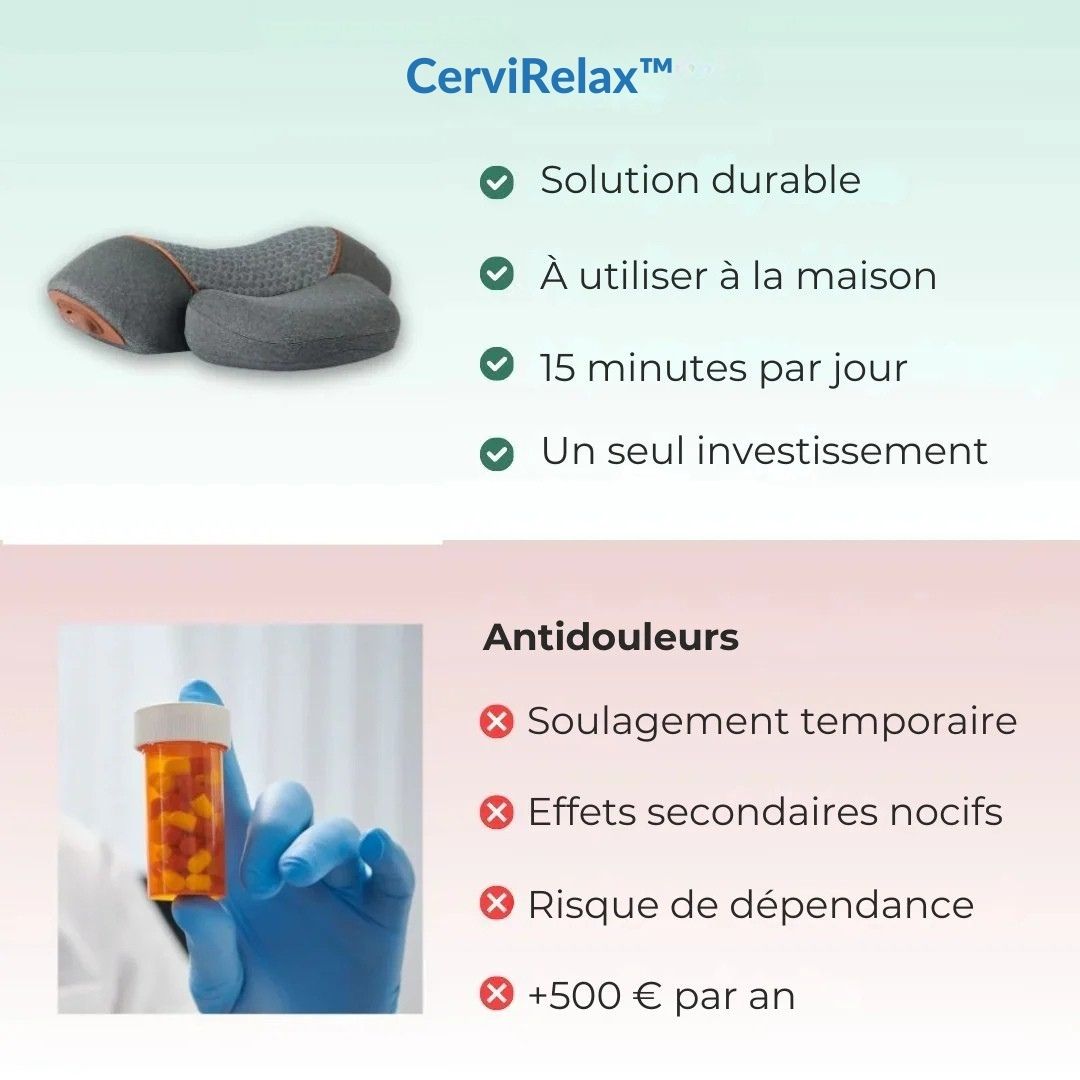 CerviRelax™ – Oreiller de massage 3 en 1