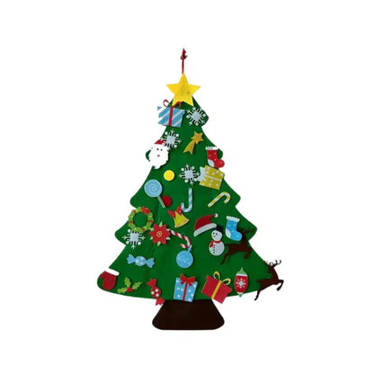 Sapin de Noël en Feutrine + Guirlande OFFERTE !