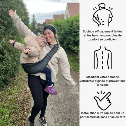 Porte-Bébé Ergonomique – Confort au quotidien, liberté retrouvée