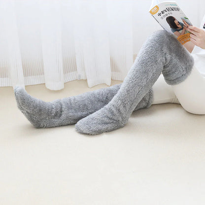 Chaussettes Douillettes CozyLeg™ – Chaleur et douceur jusqu’aux genoux
