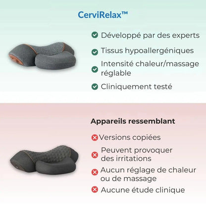 CerviRelax™ – Oreiller de massage 3 en 1