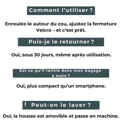 Oreiller de Voyage – Dites Adieu aux Douleurs, Voyagez l’Esprit Léger