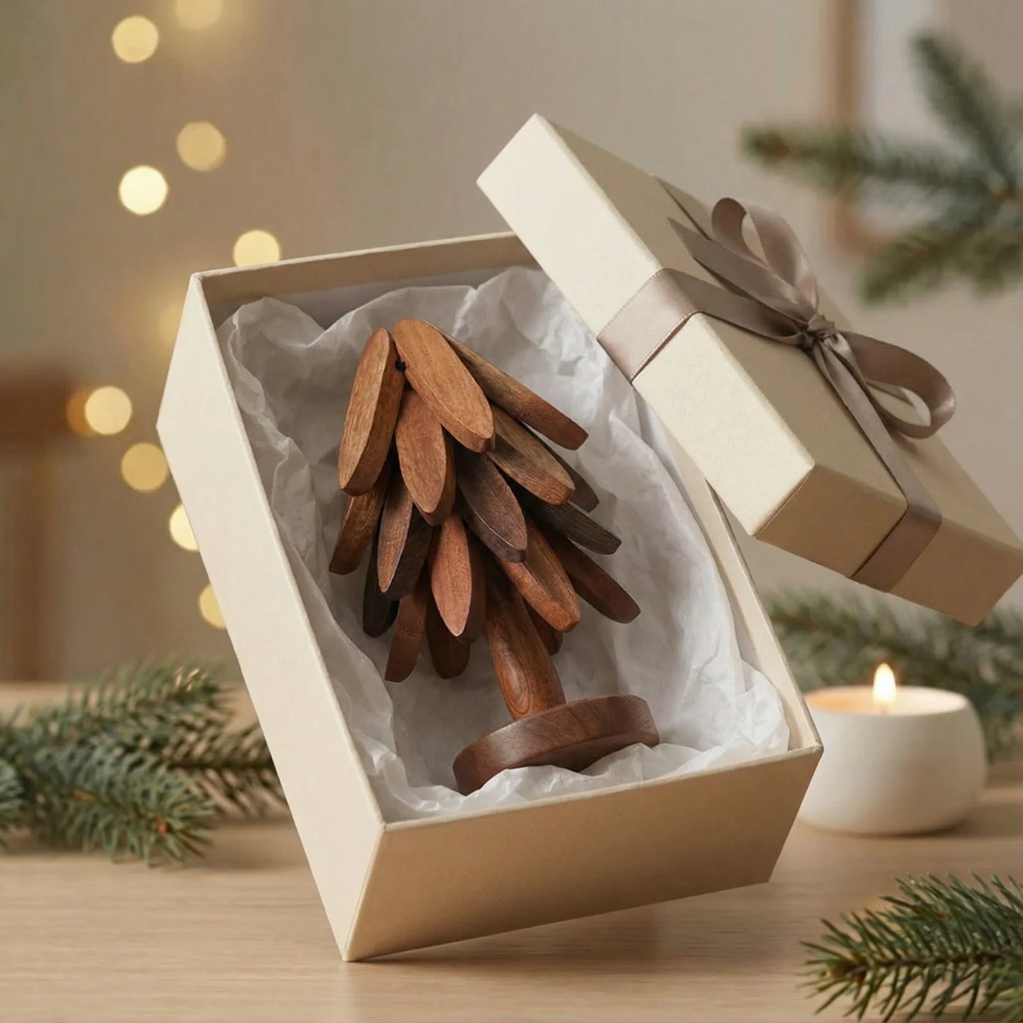 Support Décoratif en Bois – Protection thermique au quotidien