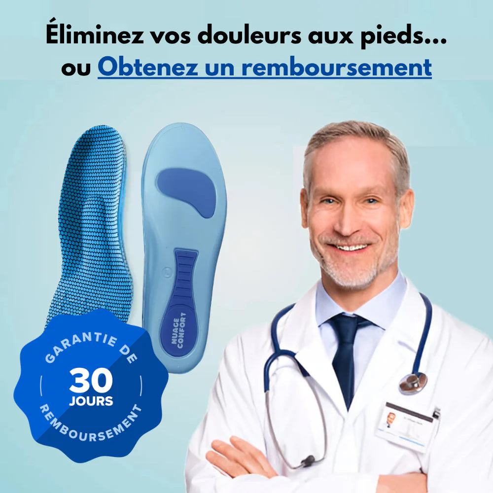 Semelles Confort+ – Soulagez vos pieds et marchez sans douleur