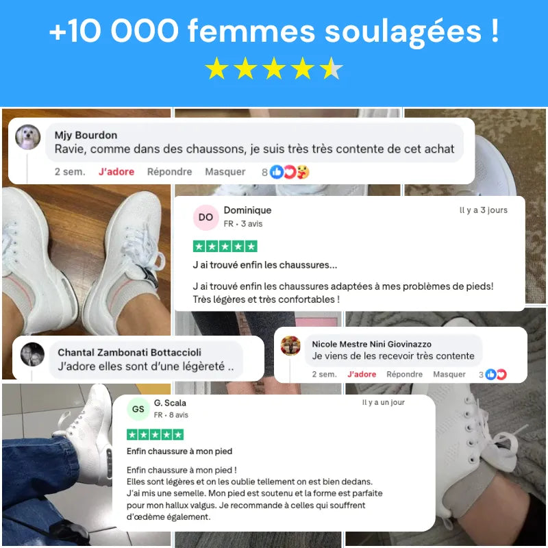 Baskets Confort+ – Marchez sans douleur, restez actif