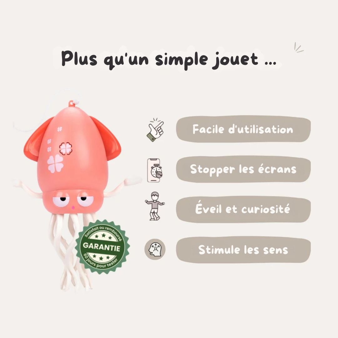 Jouet Poulpy – Éveille la curiosité de votre enfant en douceur