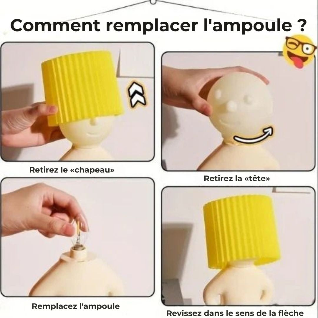 Lampe CozyHead – La petite lumière qui crée instantanément une ambiance chaleureuse