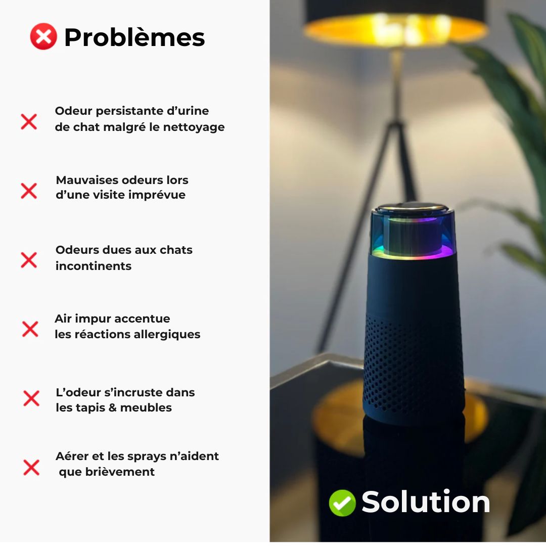 ClairAir Pro – Purificateur d’air compact pour une maison saine