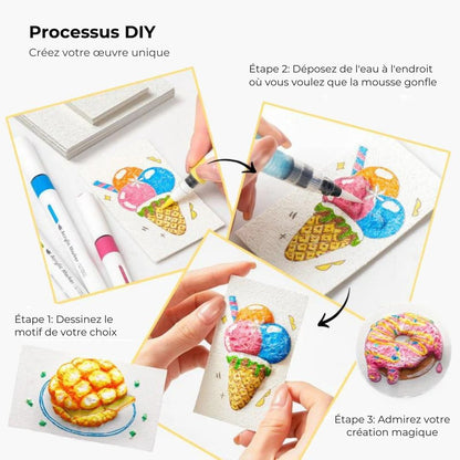 Kit Créatif 3D – Effet Magique (44 pièces)