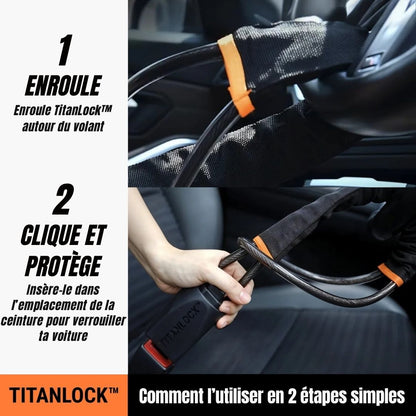TITANLOCK™– Bloquez votre volant, protégez votre véhicule en un geste