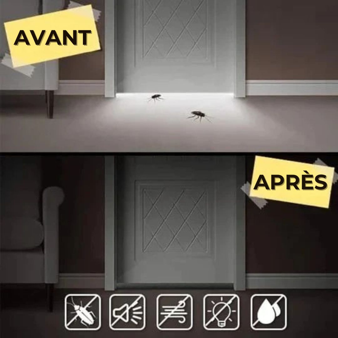 Bande Stop-Froid 2-en-1 – Dites adieu aux courants d’air et aux nuisibles