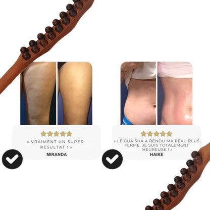 WoodSculpt – Rouleau de Massage en Bois