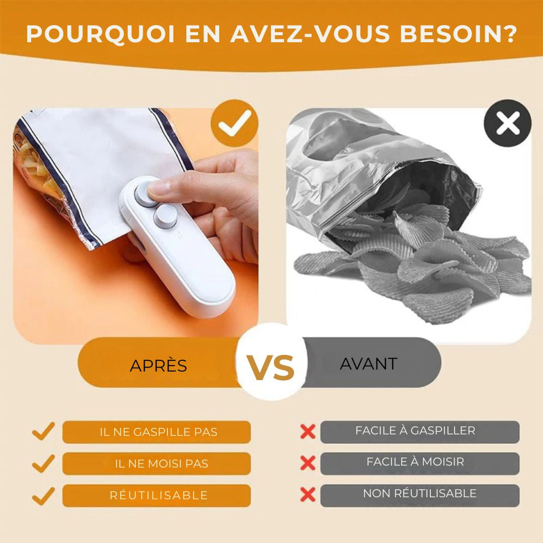 QuickSeal Pro™ – Le scellant alimentaire innovant