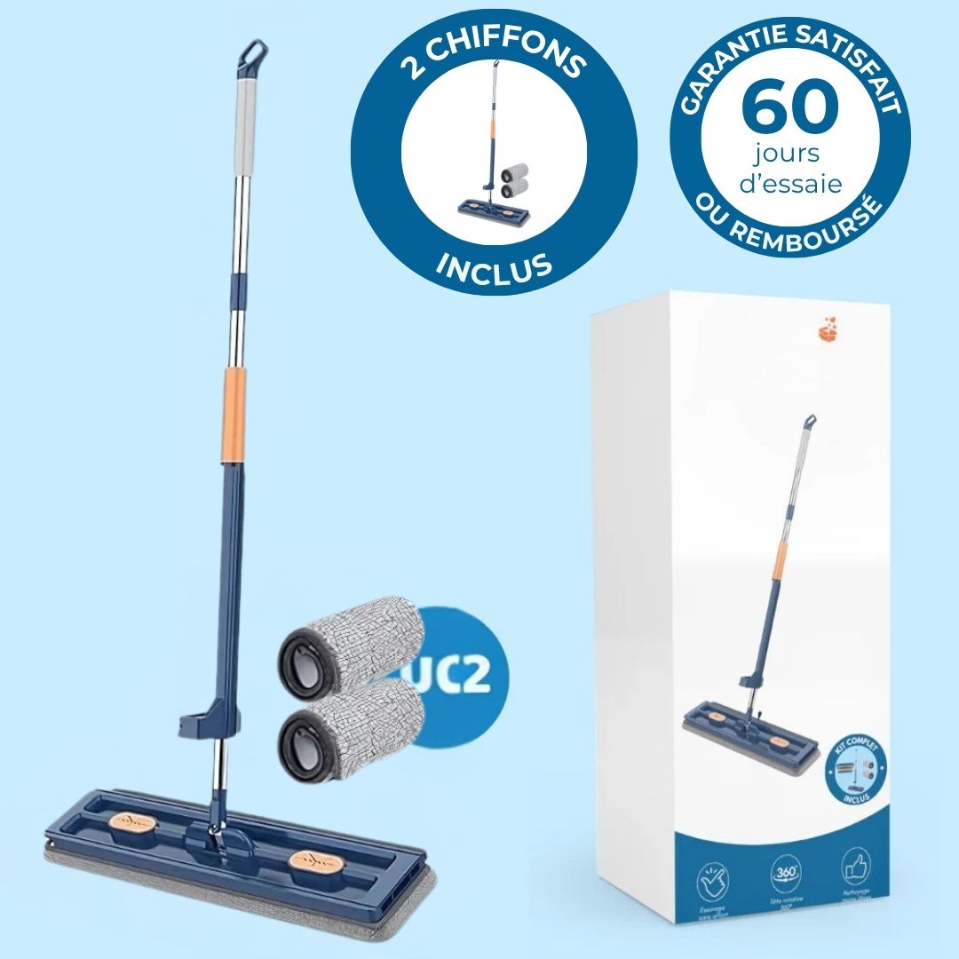 Balai rotatif essoreur – Nettoyage rapide sans effort