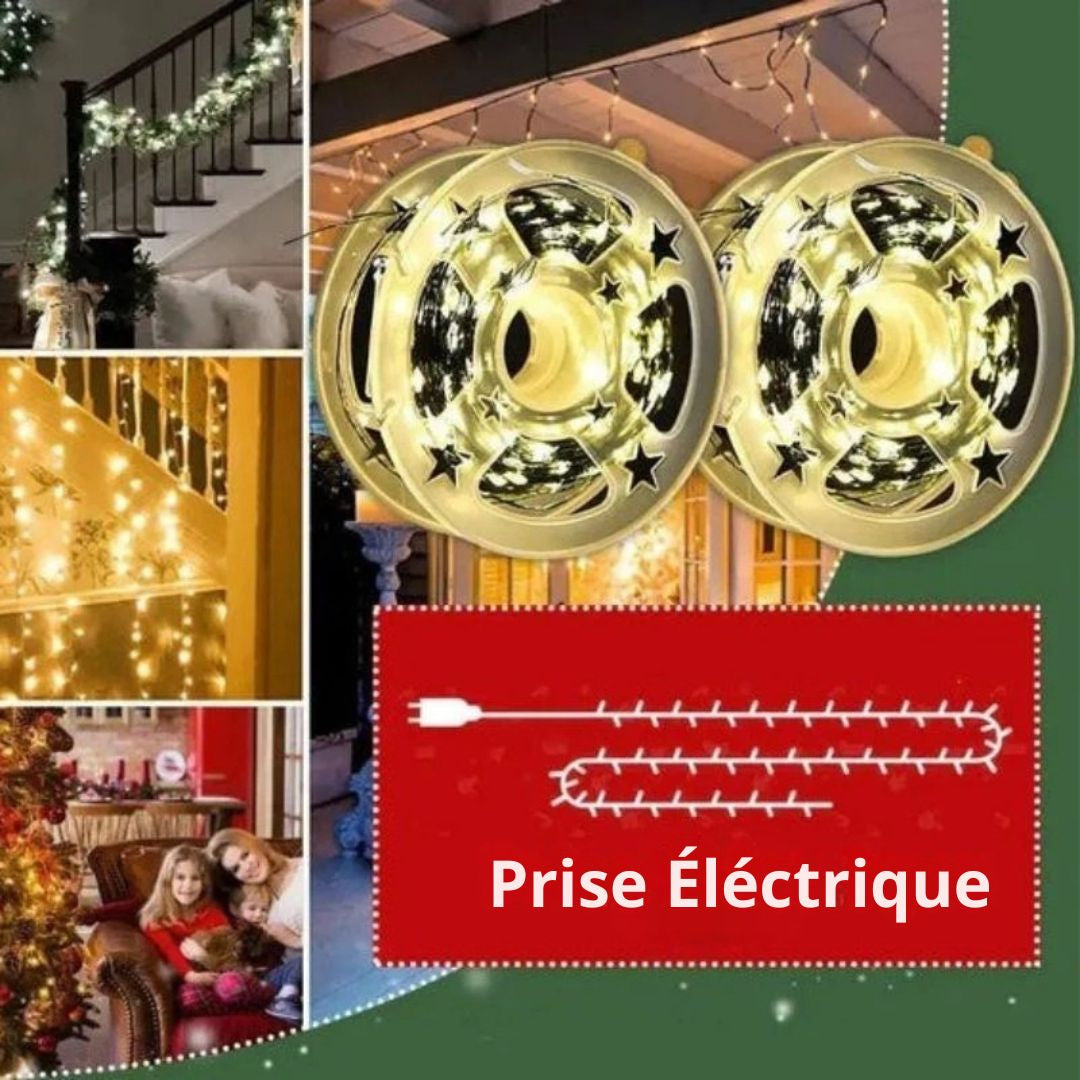 Guirlande Lumineuse LED – Illuminez votre Sapin comme Jamais