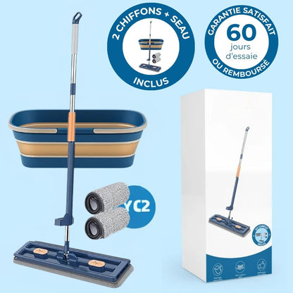 Balai rotatif essoreur – Nettoyage rapide sans effort