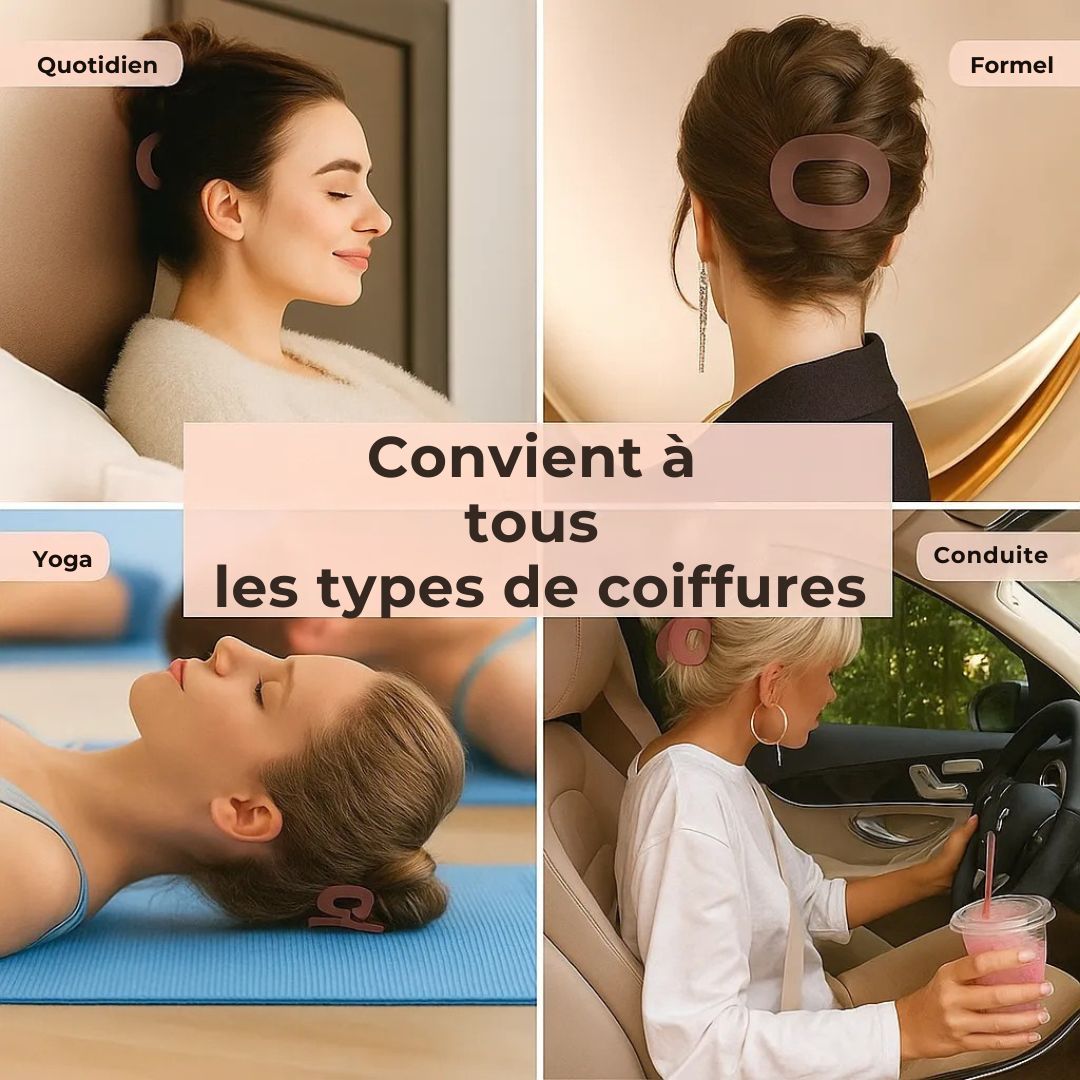 Pinces à cheveux confort – Maintenez vos coiffures sans tirer ni glisser