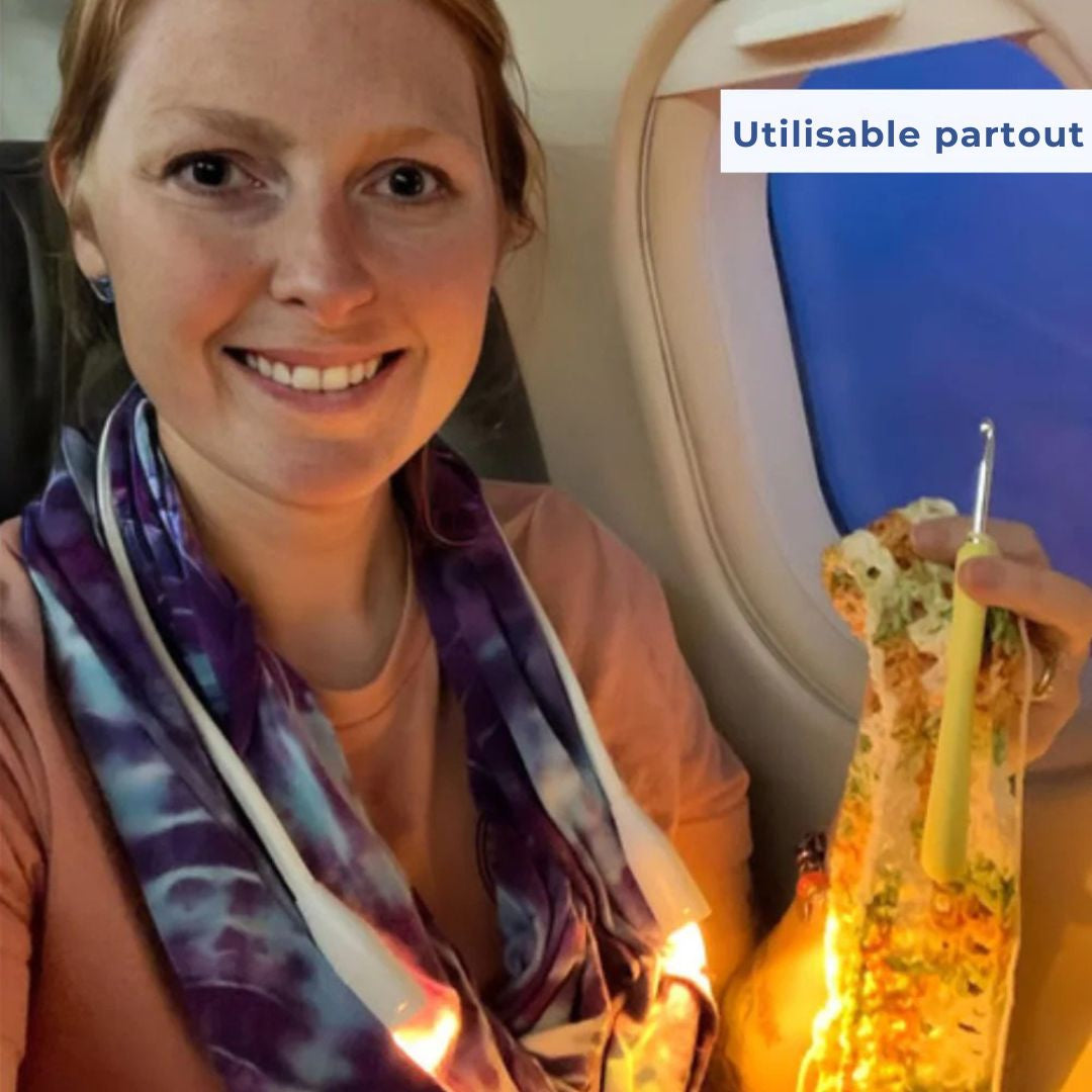 Lampe de Cou CraftLight – Lumière ciblée & Confort Mains Libres