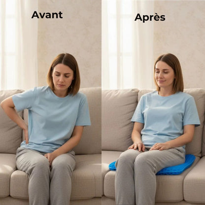 Coussin Gel Confort – Soulagement Instantané & Assise Durable