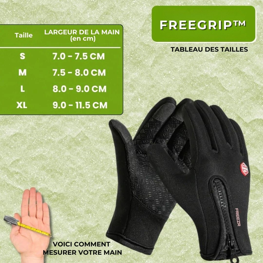 Gants FreeGrip™ – Votre partenaire pour affronter le froid avec confort