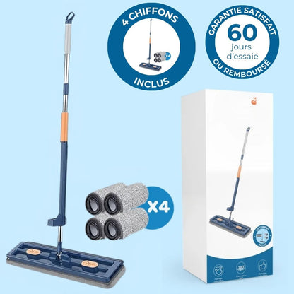 Balai rotatif essoreur – Nettoyage rapide sans effort