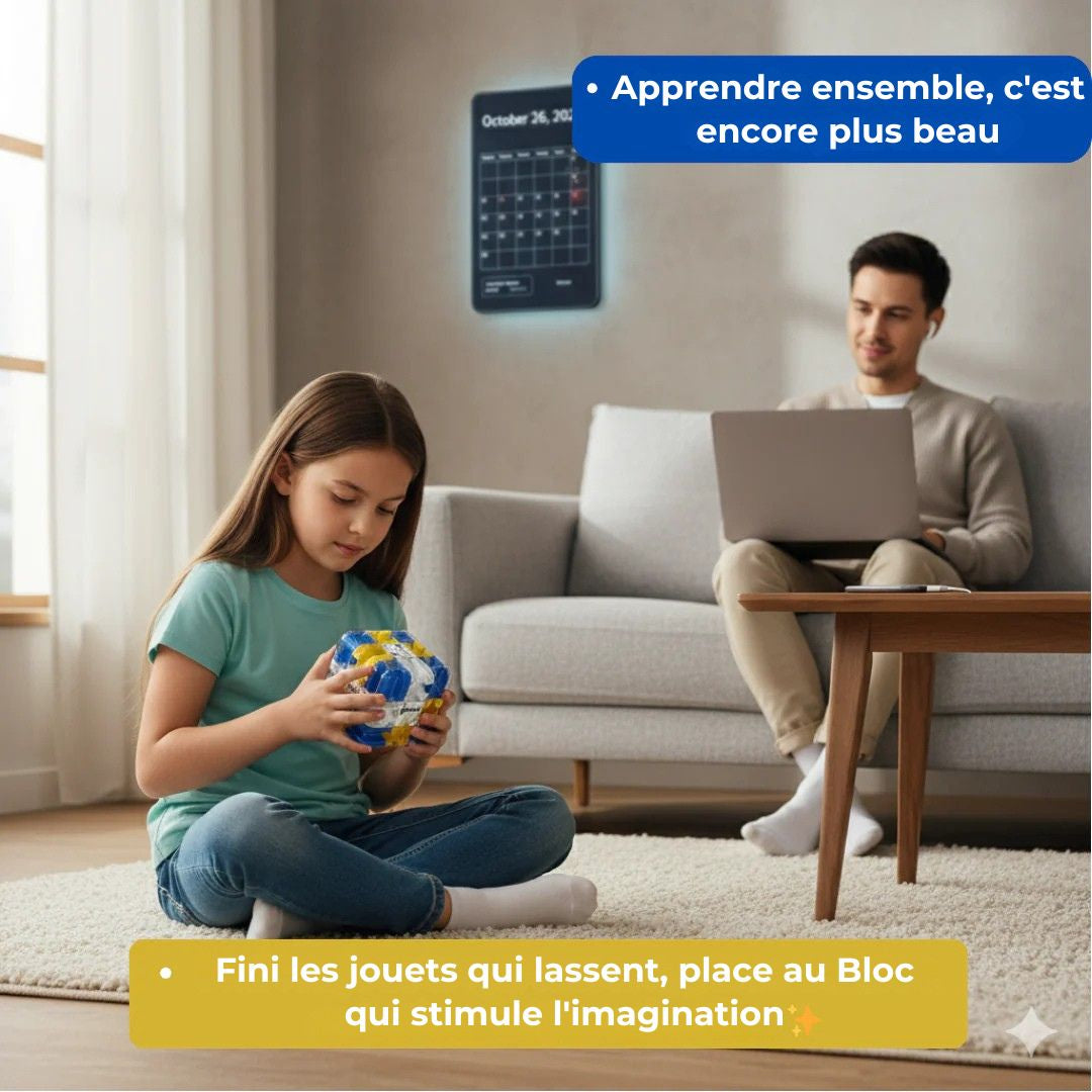 Cube interactif Montessori – Apprendre en jouant, chaque jour