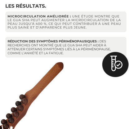 WoodSculpt – Rouleau de Massage en Bois