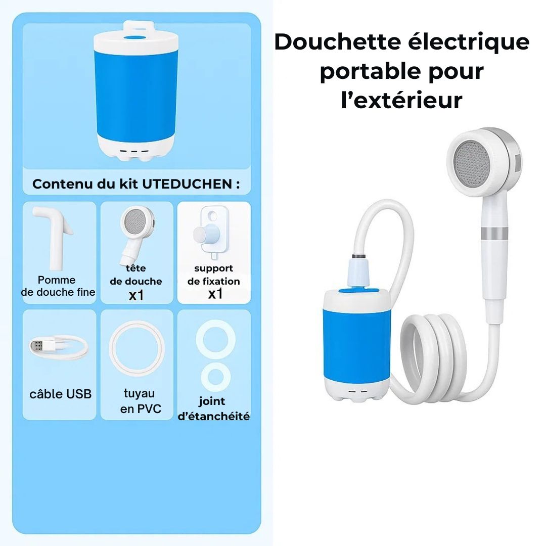 AquaFlow Nomade – Votre douche portable, où que vous soyez