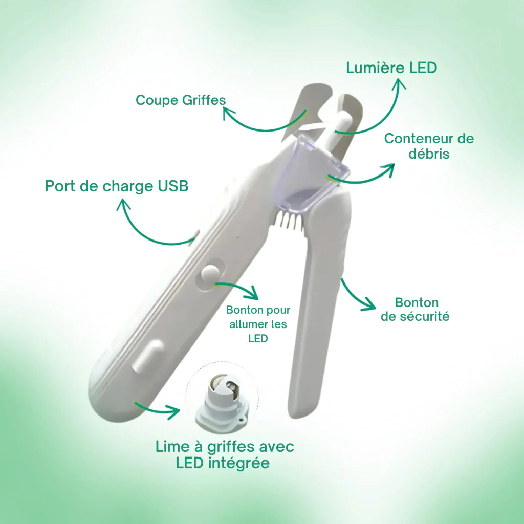 PetCare 2-en-1 – Taillez & limez les griffes sans stress