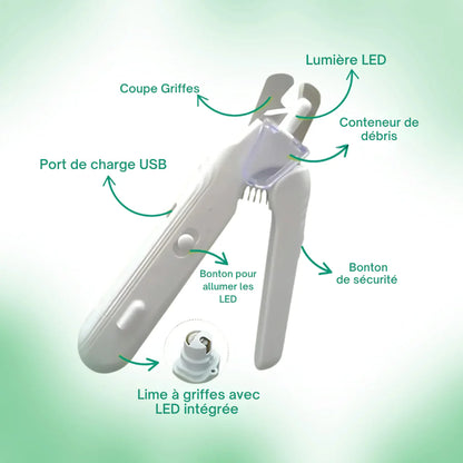 PetCare 2-en-1 – Taillez & limez les griffes sans stress