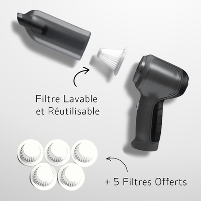 Mini AspiFlex – L’aspirateur ultra-compact qui passe partout