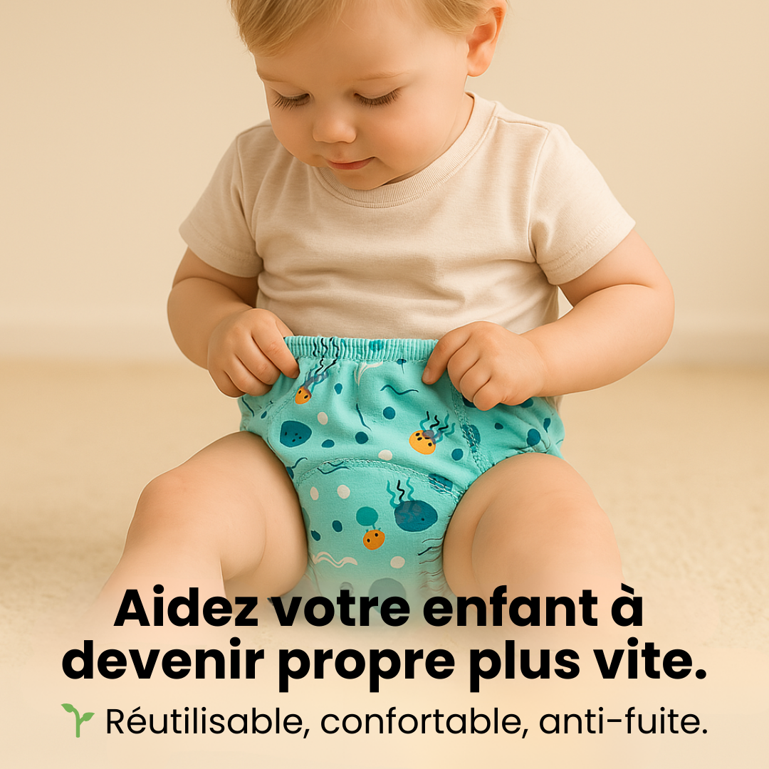 Culotte d’apprentissage ultime – Propreté rapide & Confort optimal