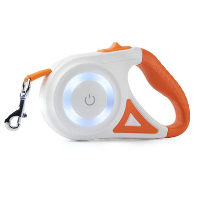Laisse LED Automatique pour chien – Sécurisez vos promenades de nuit avec style
