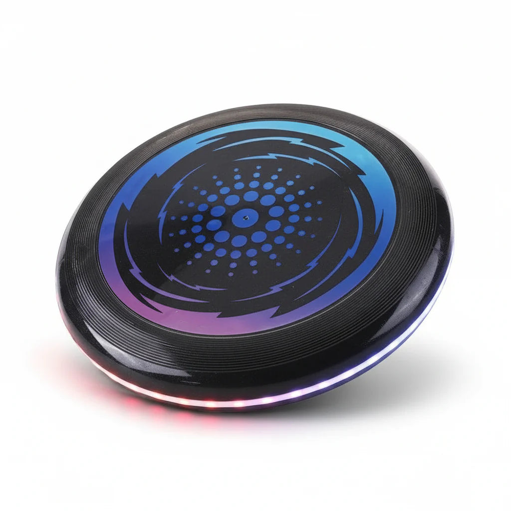 Frisbee Lumineux NightGlide – Jouez partout, même dans le noir