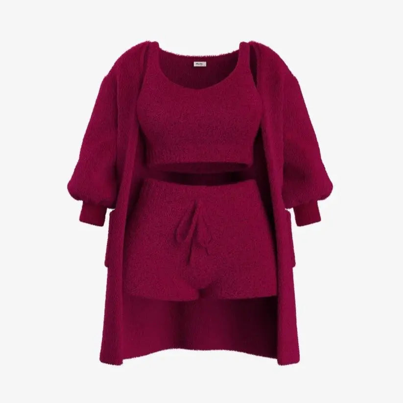 Pyjama Cocoon Luxe – L’ensemble douceur & élégance à la maison