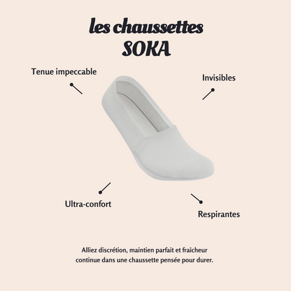 SOKA - Les chaussettes invisibles qui tiennent en place