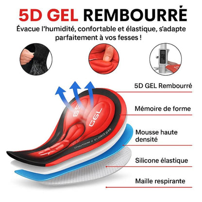 Boxer Moto Gel 5D – Confort et maintien pour chaque trajet