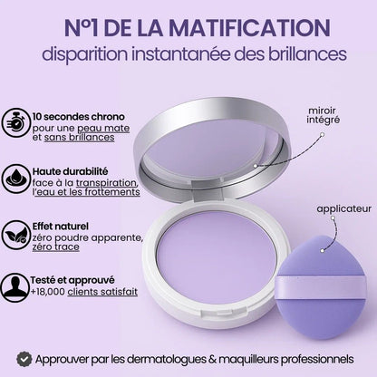 Poudre Gel Matifiante – Fini net en quelques secondes