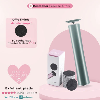 Râpe exfoliante pieds – Des talons doux sans effort