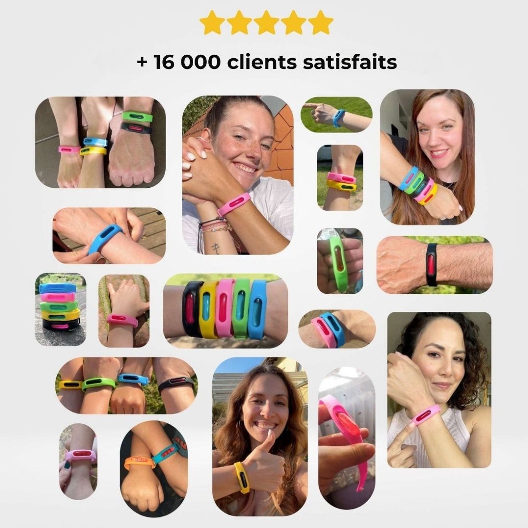 Bracelet Anti-Moustique – Protégez vos proches naturellement