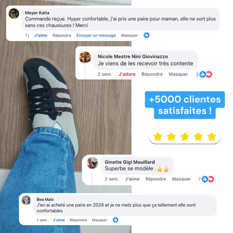 Baskets Confort+ – Soulagement et style pour vos pieds