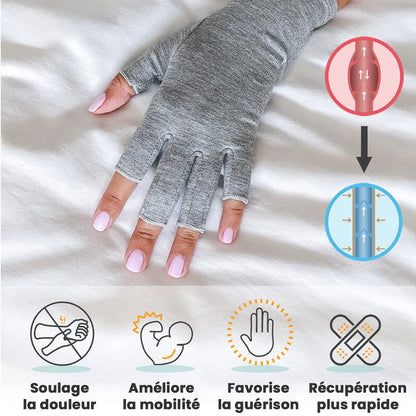 Gants de Compression Bambou – Soulagement Naturel pour les Mains Raides