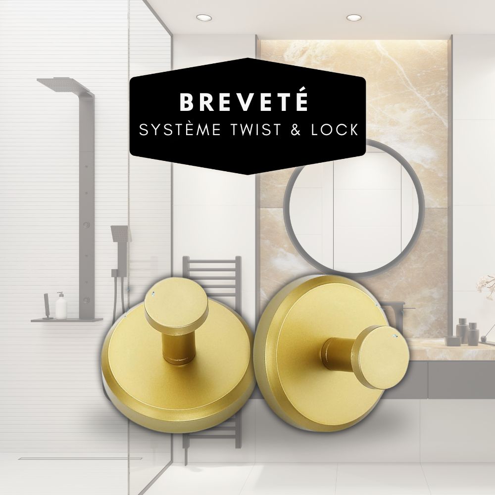 Crochets Muraux Premium – Fixation Ultra-Rapide