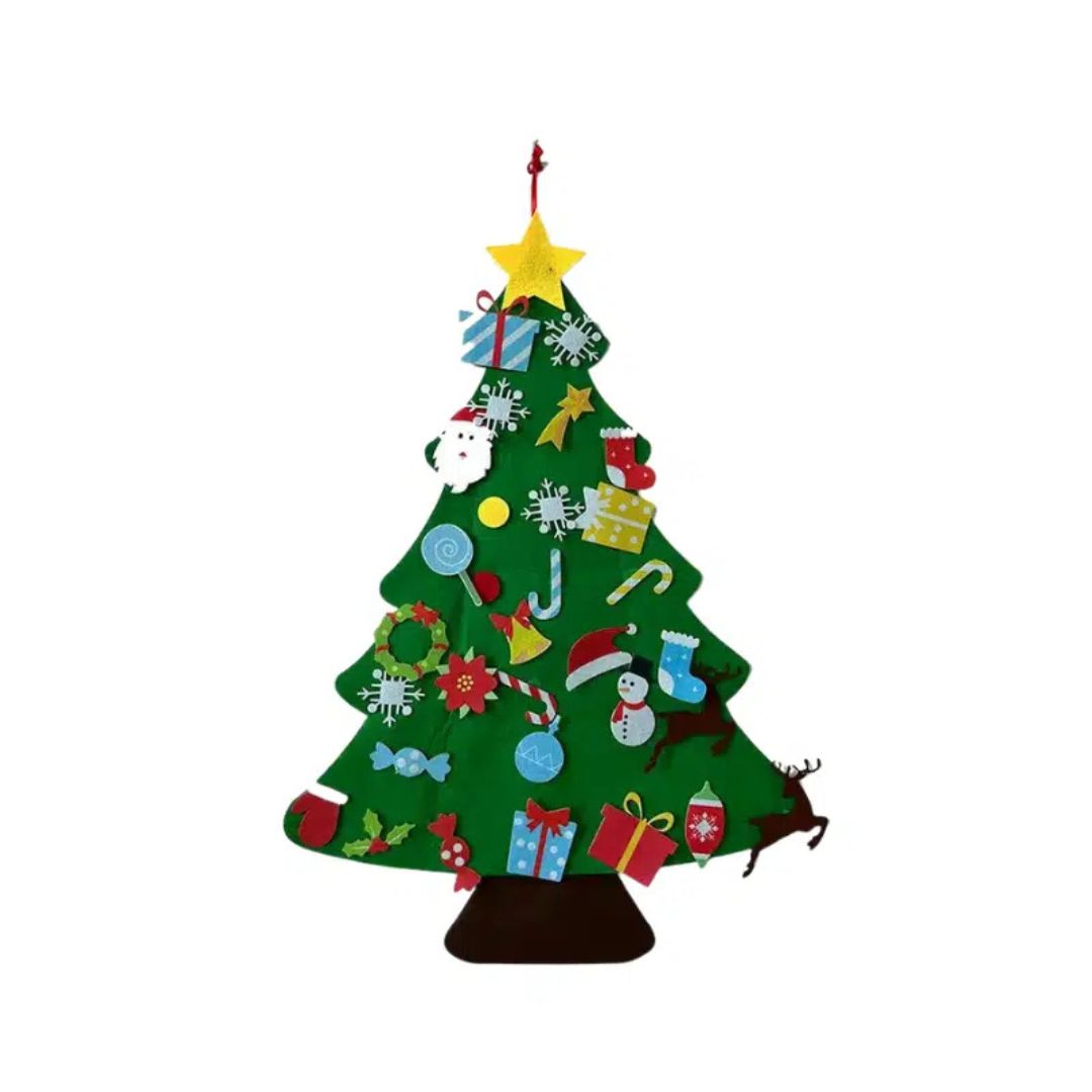 Sapin de Noël en Feutrine + Guirlande OFFERTE !