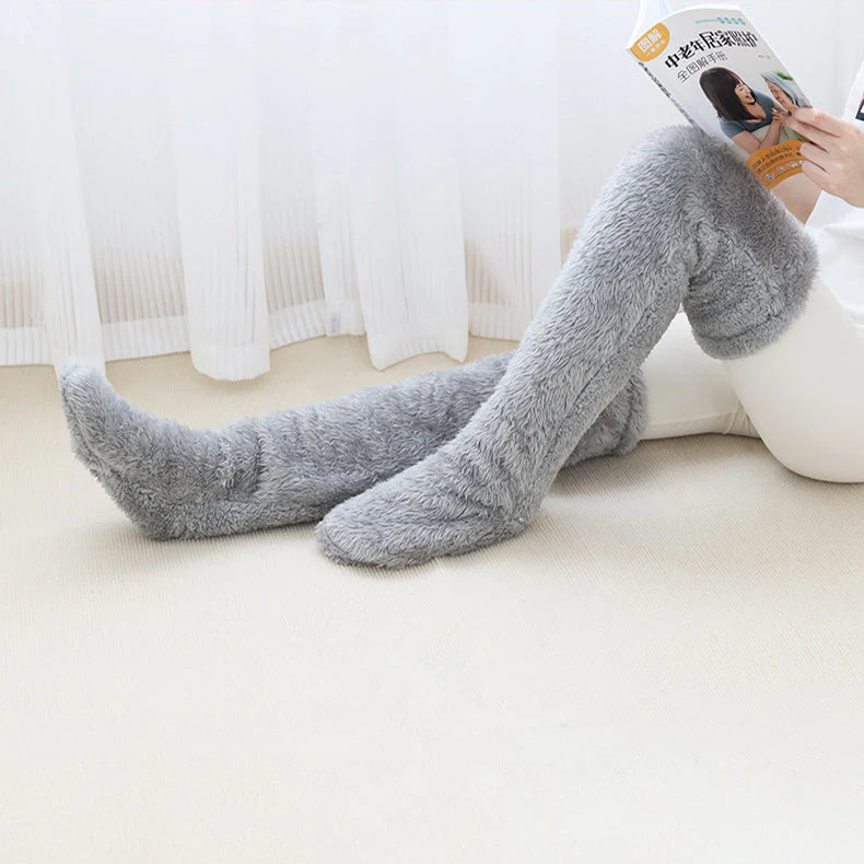 Chaussettes Douillettes CozyLeg™ – Chaleur et douceur jusqu’aux genoux