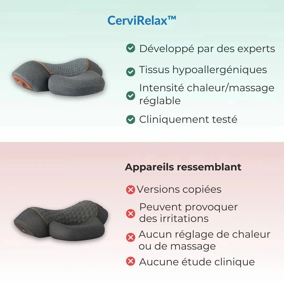CerviRelax™ – Oreiller de massage 3 en 1