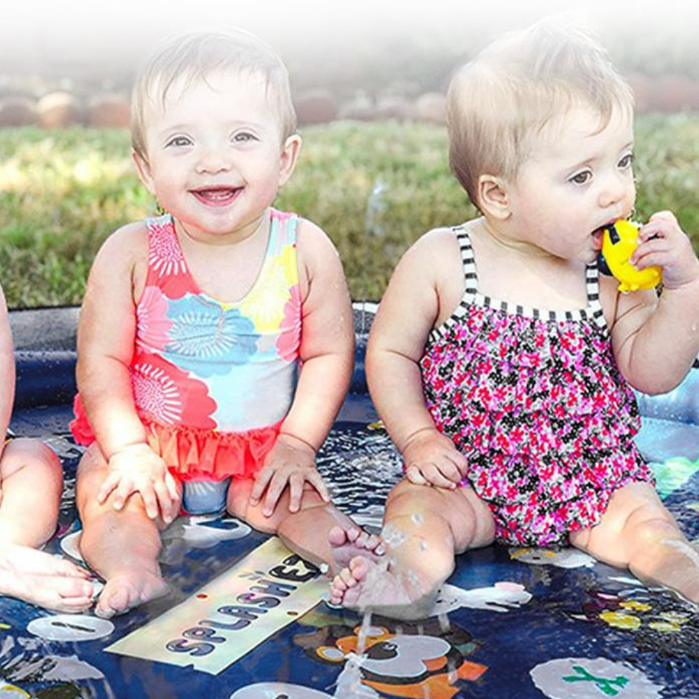 Tapis d’Éclaboussures SplashFun – Rafraîchissez et amusez vos enfants en un instant