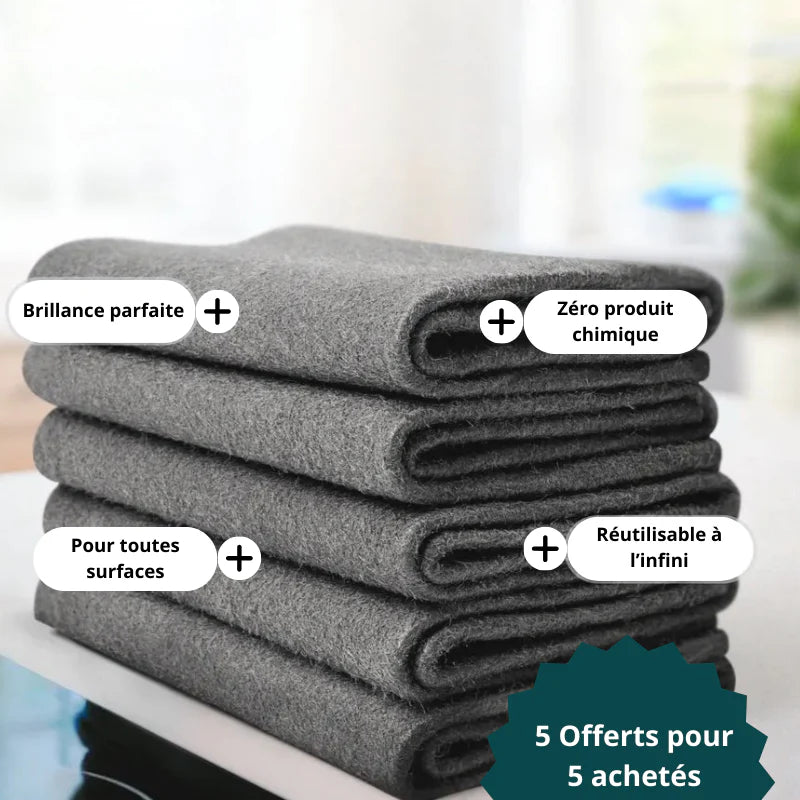 Chiffon Nanofibre Ultra-Absorbant – Brillance sans traces