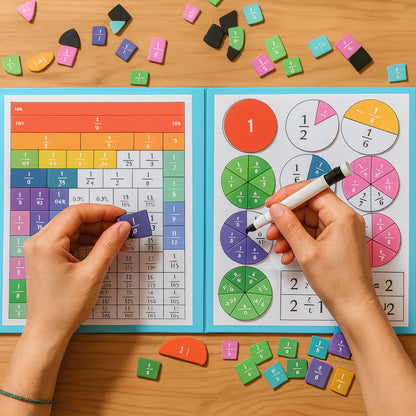 Kit Fractions Colorées – Apprendre les maths devient un jeu d’enfant
