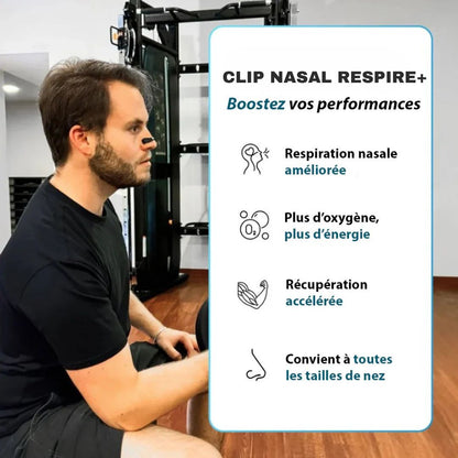 Clip Nasal Respire+ – Dormez sans ronflements, respirez en paix